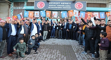 Başkan Mehmet Kuş'a aşiretlerin desteği artarak devam ediyor