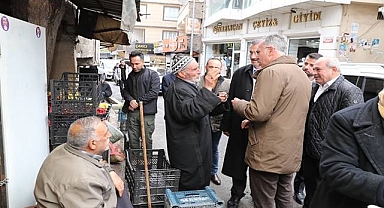 Başkan Mehmet Kuş, SSK Caddesi’nde halkla buluştu