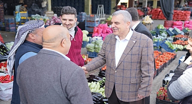 Beyazgül’e esnaflardan sonuna kadar arkandayız mesajı 