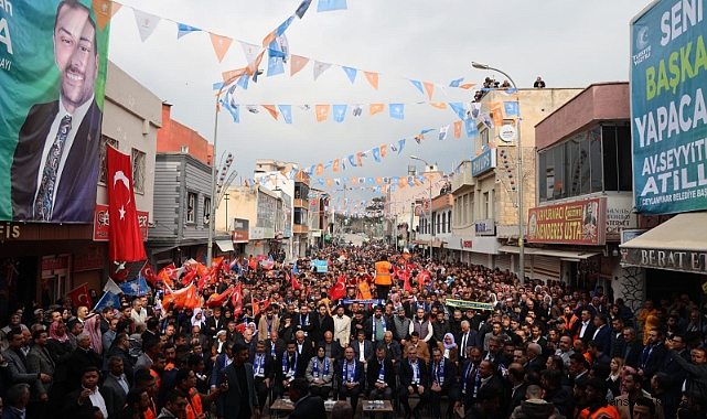Ceylanpınar'da AK Parti sevdalıları sokaklara taştı