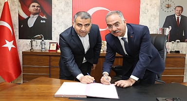 Eyyübiye Belediyesi’nde maaş promosyonu için imzalar atıldı