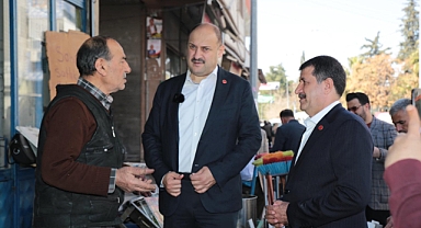 Gülpınar ve Ekinci, esnaflarla bir araya geldi 