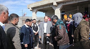 Gülpınar ve İzol kırsal mahalleleri ziyaret etti 