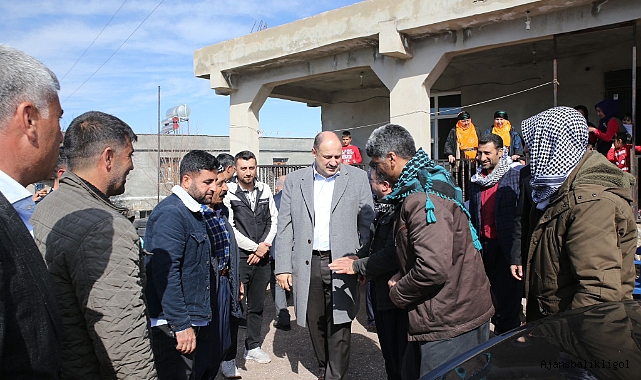 Gülpınar ve İzol kırsal mahalleleri ziyaret etti