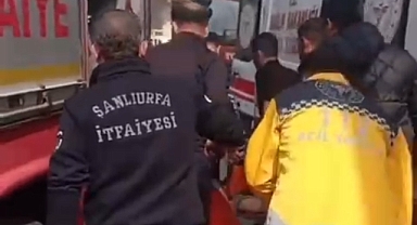 Haliliye'de korkutan yangın! 1 yaralı 