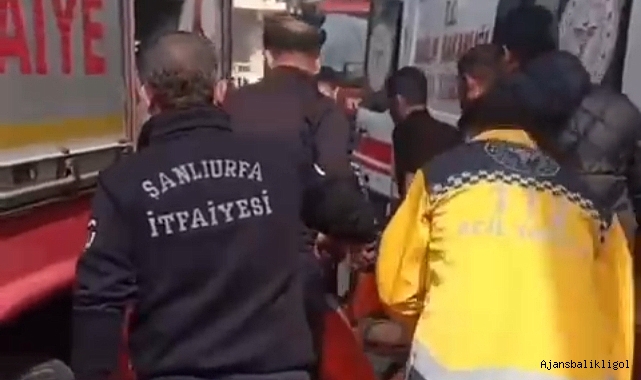 Haliliye'de korkutan yangın! 1 yaralı