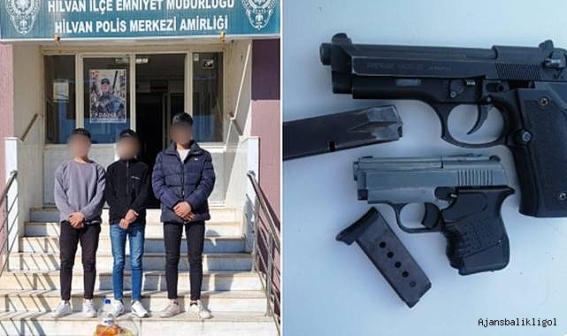 Hilvan’da operasyon! 3 şahıs yakalanarak gözaltına alındı