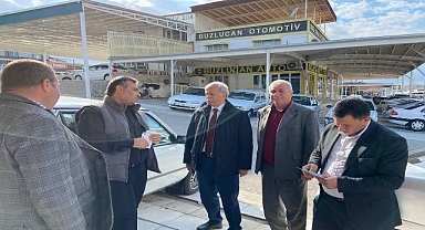 Kaplan, Galericiler Sitesinde esnaflarla buluştu