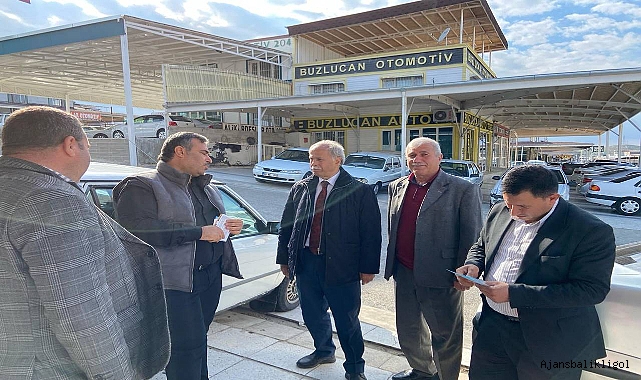 Kaplan, Galericiler Sitesinde esnaflarla buluştu