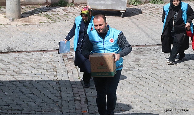 Ramazan ayında ihtiyaç sahibi aileler unutulmadı