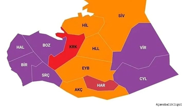 Şanlıurfa'nın ilçelerinde son durum!