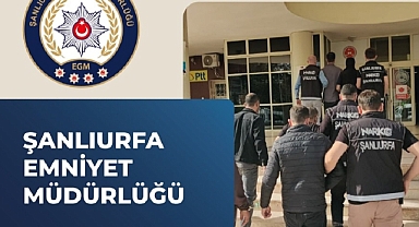 Urfa'da eş zamanlı operasyon! 9 tutuklama