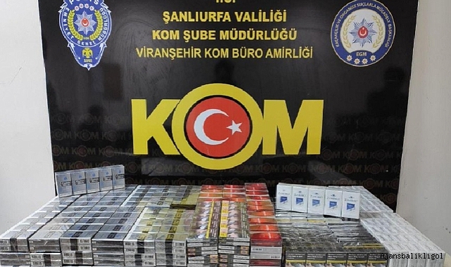 Urfa'da kaçakçılık operasyonu! 2 gözaltı