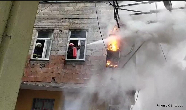 Urfa'da patlama sonrası yangın!