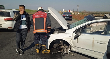 Urfa-Hilvan yolunda trafik kazası! Yaralılar var 