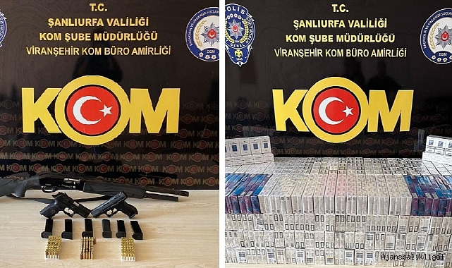 Viranşehir'de kaçakçılık operasyonu! Gözaltılar var