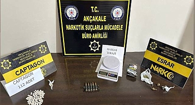 Akçakale’de bir iş yerine baskın! 3 zehir taciri yakalandı 