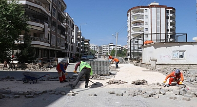 Haliliye Belediyesi ile üstyapı iyileştirme çalışmaları sürüyor  