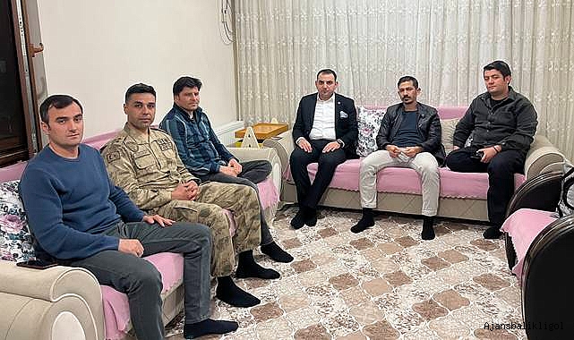 Hilvan'da darp edilen polis memuruna ziyaret