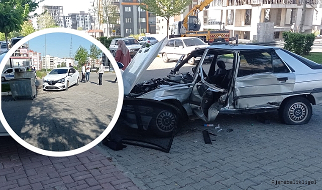 Karaköprü'de feci kaza! 3 araç birbirine girdi