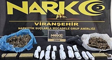 Şanlıurfa’da iki eve baskın! 2 gözaltı