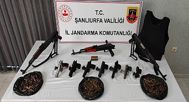 Şanlıurfa'da kaçak silah operasyonu! Çok sayıda gözaltı var