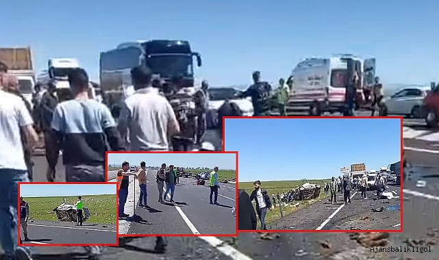 Şanlıurfa'da korkunç kaza! Ölü ve yaralılar var