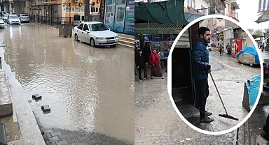 Suruç’ta manzara değişmedi! Caddeler göle döndü 