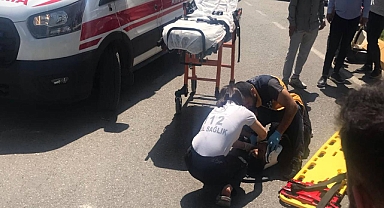 Urfa’da kaza! Motokurye yaralandı 