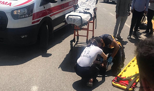 Urfa’da kaza! Motokurye yaralandı 