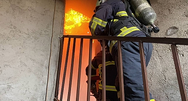 Urfa’da korkutan yangın! 