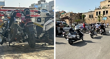 Urfa'da motorsiklet denetimi! Sürücülere ceza yağdı 