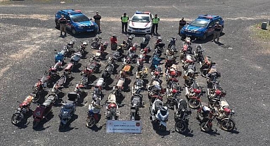 Urfa’da motosiklet denetimi! Çok sayıda sürücüye ceza yağdı 