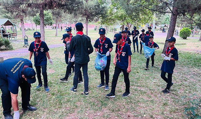 Ceylanpınarlı izcilerden örnek davranış