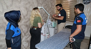 Haliliye Belediyesi, güzellik merkezlerini denetledi 