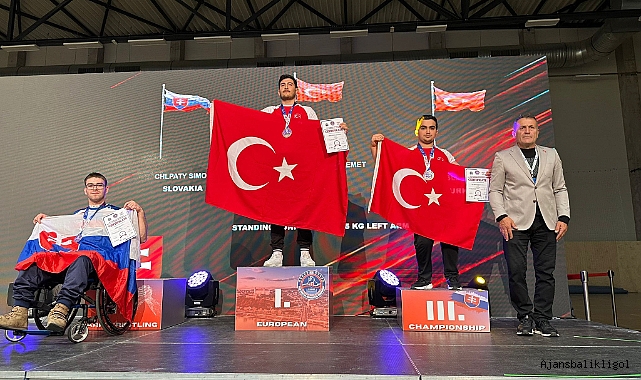 Haliliyeli sporcu Avrupa Şampiyonu oldu