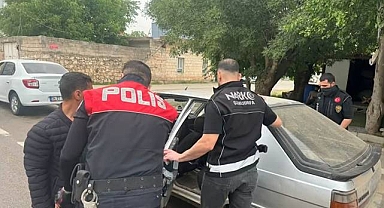 Hilvan’da uyuşturucuya yönelik denetim! 