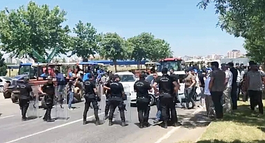 Şanlıurfa’da Eylem Yapan Çiftçiler Yol Kapattı!