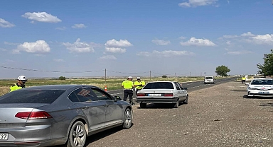 Şanlıurfa’da trafik denetimi! 1 araç trafikten men edildi