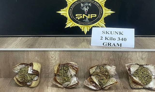 Şanlıurfa’da uyuşturucu operasyonu! 