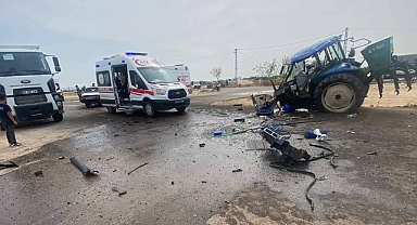 Suruç yolunda korkunç kaza! Yaralılar var 