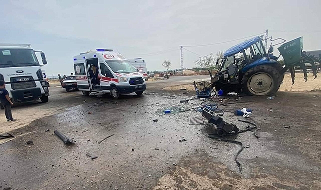 Suruç yolunda korkunç kaza! Yaralılar var 