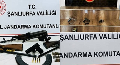 Urfa’da çok sayıda silah ve uyuşturucu madde ele geçirildi
