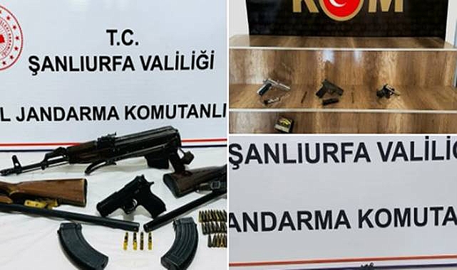 Urfa’da çok sayıda silah ve uyuşturucu madde ele geçirildi