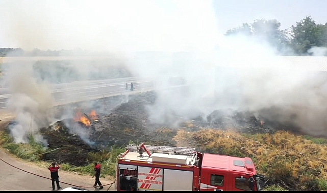 Urfa'da fabrika yangını!