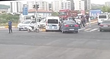 Urfa'da polis aracı kazaya karıştı 