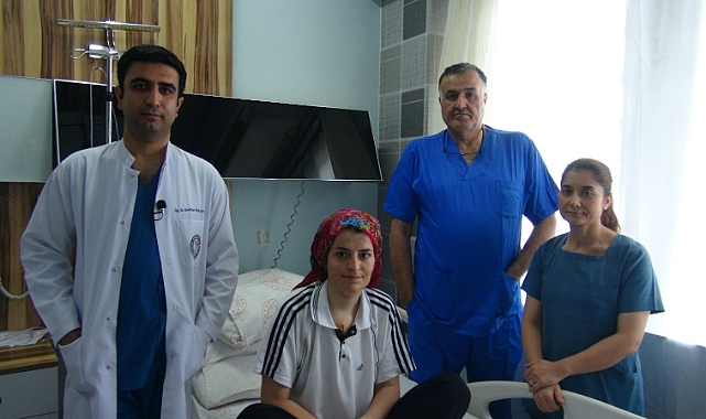 Urfa'ya sevk edilen genç kız sağlığına kavuştu