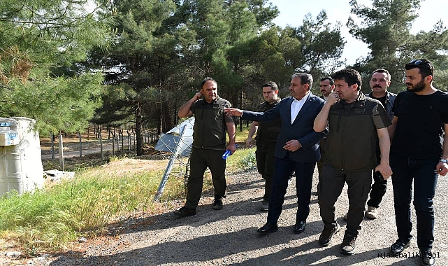 Vali Şıldak, Atatürk Ormanını ziyaret etti