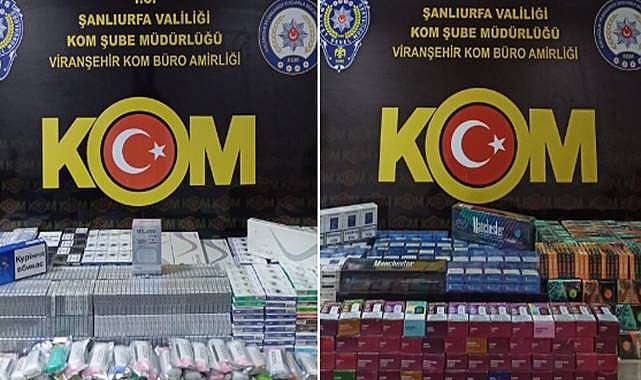 Viranşehir’de kaçakçılık operasyonu! 3 gözaltı