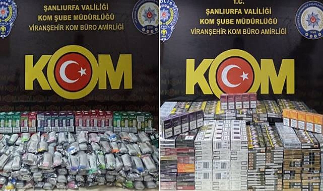Viranşehir’de kaçakçılık operasyonu! 3 gözaltı 